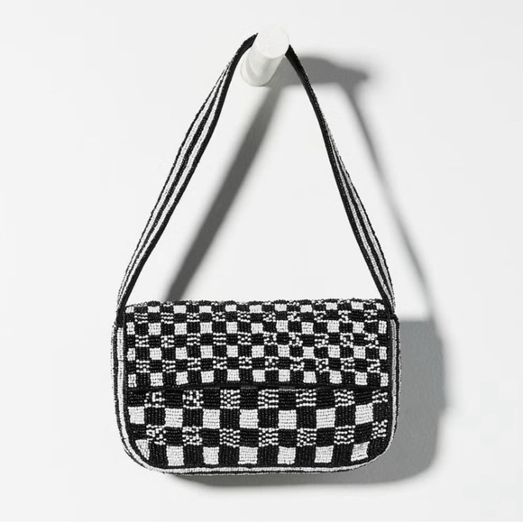 Anthropologie Beaded Shoulder Bag - Picture 1 of 5